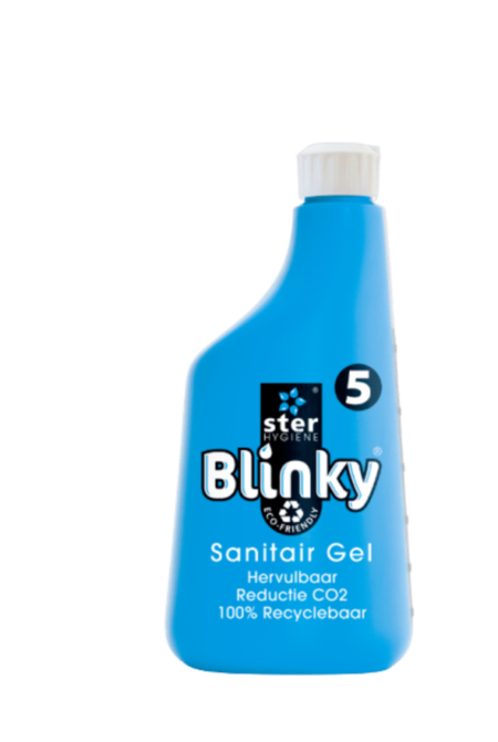 Blinky Sanitair Gel fles blauw